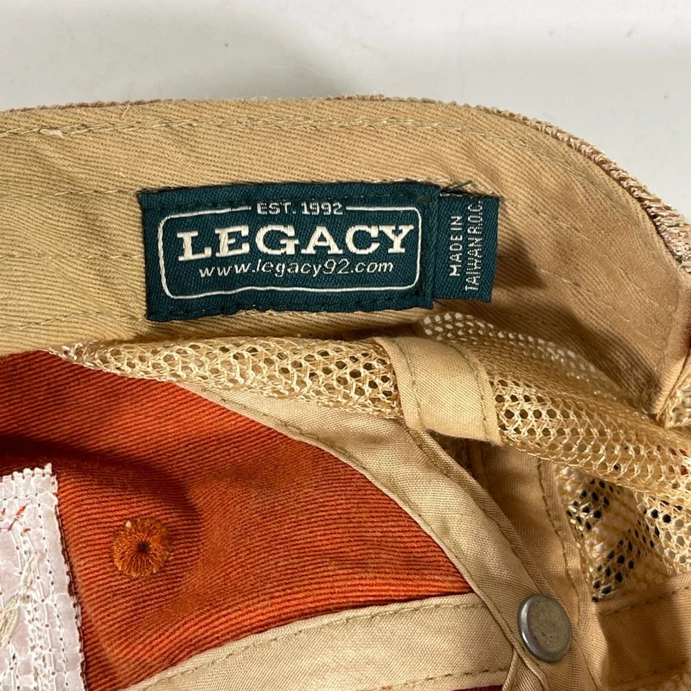 Auburn Tigers NCAA Legacy Trucker Hat Orange Tan Mesh‎ Adjustable Baseball Cap
